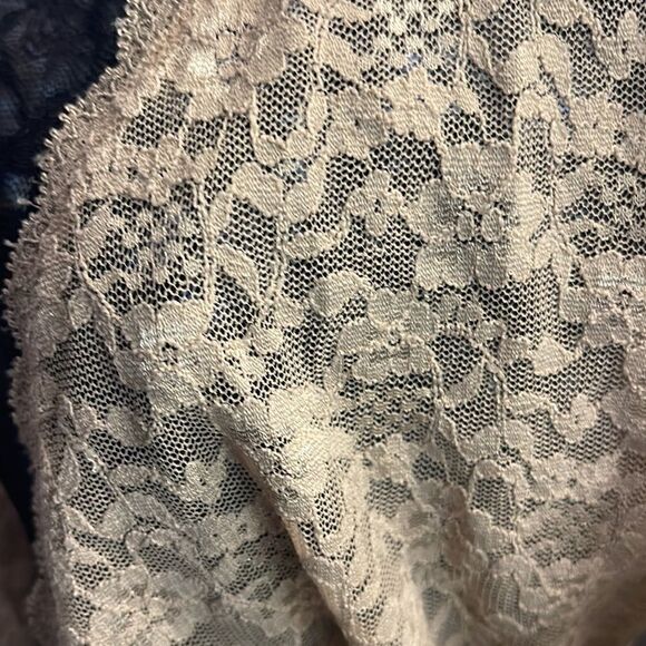 Victorias secret VS large tan lace wrap jacket/coat/top shirt - Picture 3 of 7